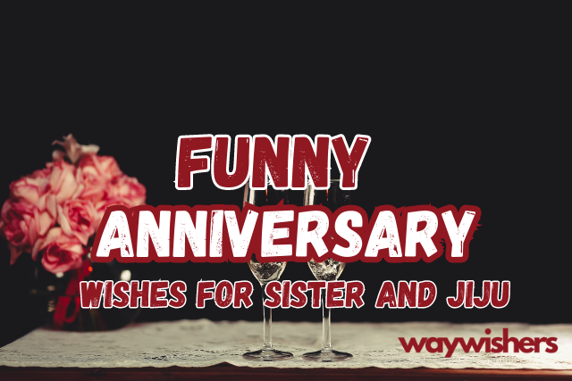 Funny Anniversary Wishes for Sister and Jiju