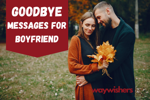 180+ Goodbye Messages for Boyfriend