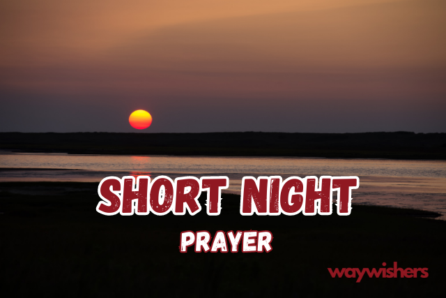 Short Night Prayer