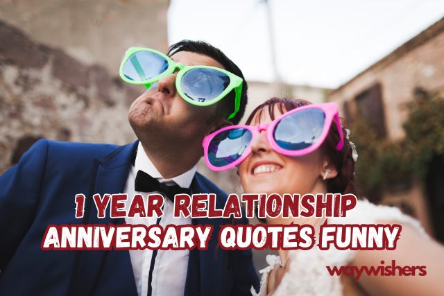 1 Year Relationship Anniversary Quotes Funny