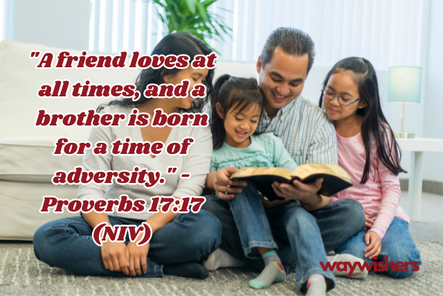 Bible Quotes About Family And Friends