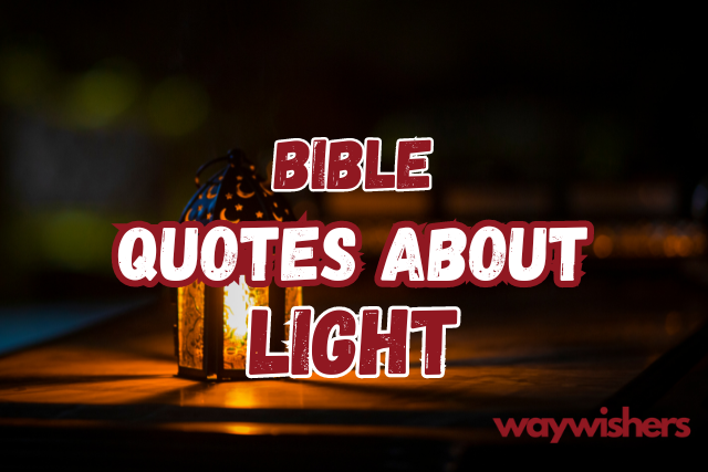 Bible Quotes About Light