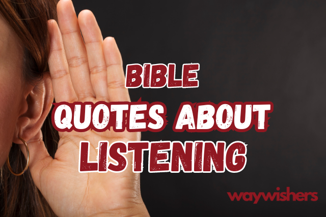 Bible Quotes About Listening