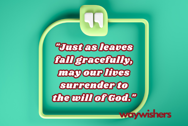 Christian Quotes on Fall