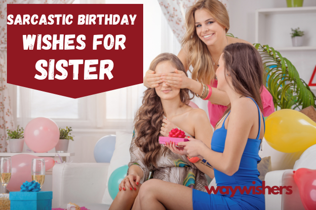 130+ Sarcastic Birthday Wishes For Sister