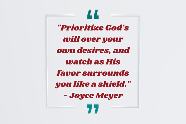 Blessing Christian Quotes About Priorities